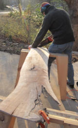 Beech Tree Puppets: Cutting and sanding the stage